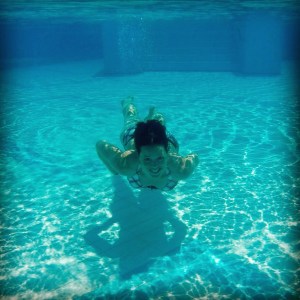 GoPro getest in het zwembad