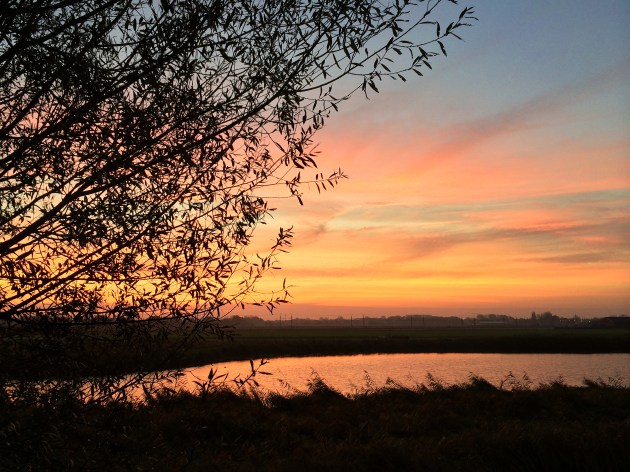 zonsopkomst, ons water, de Devel, Zwijndrecht