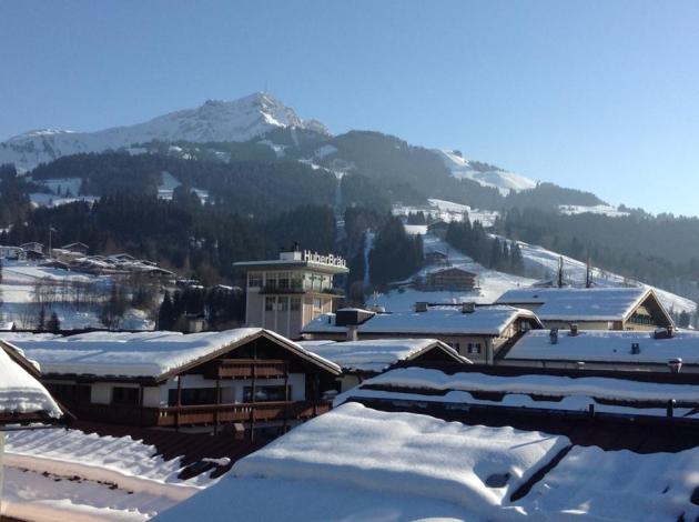 wintersport, uitzicht, berg, sneeuw