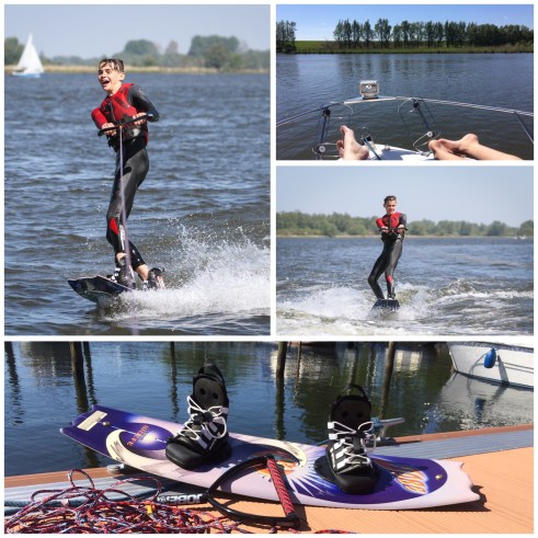 wakeboarden op de Amer