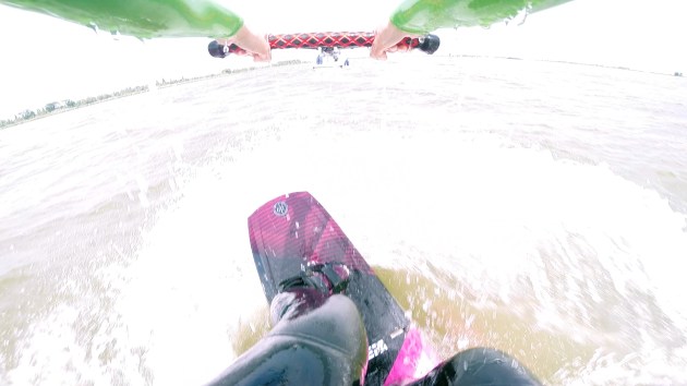 Wakeboarden vanachter de boot