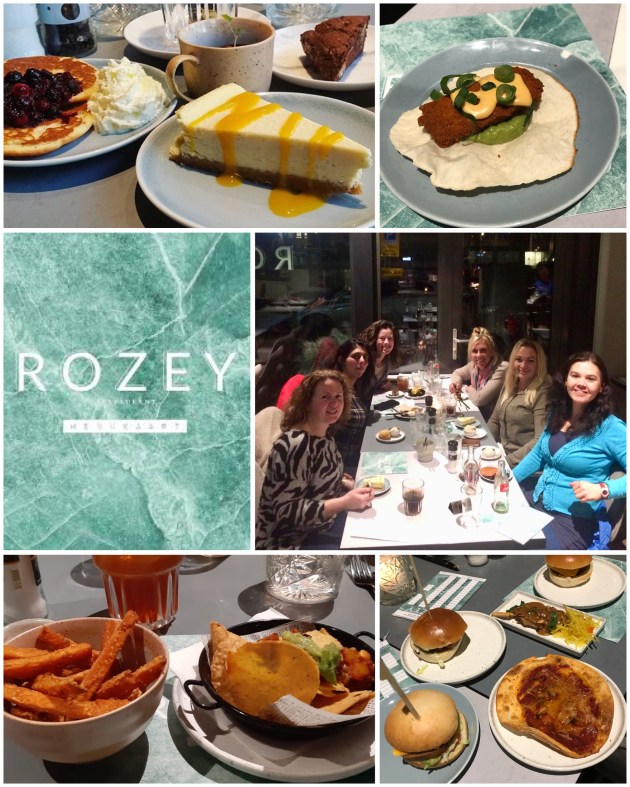 diverse vegetarische gerechten van Rozey