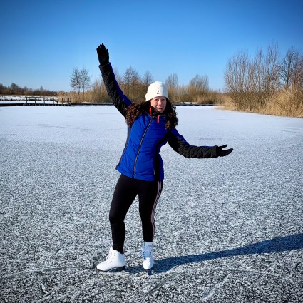 Voor het eerst op het ijs